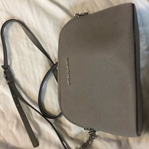 Gray Michael Kors satchel purse